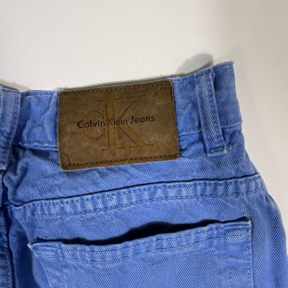 Vintage Calvin Klein Jeans Blue Overdyed Stonewash Made in USA Women's 8P